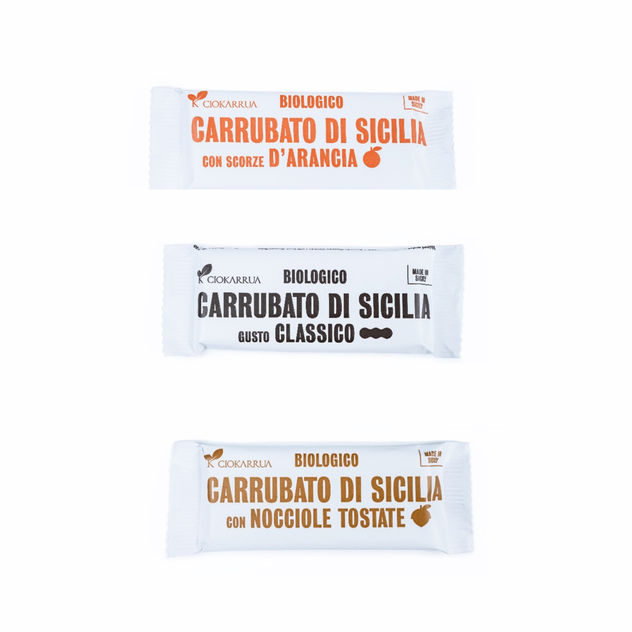 Carrubato di Sicilia Lingotto da 15g - Ciokarrua