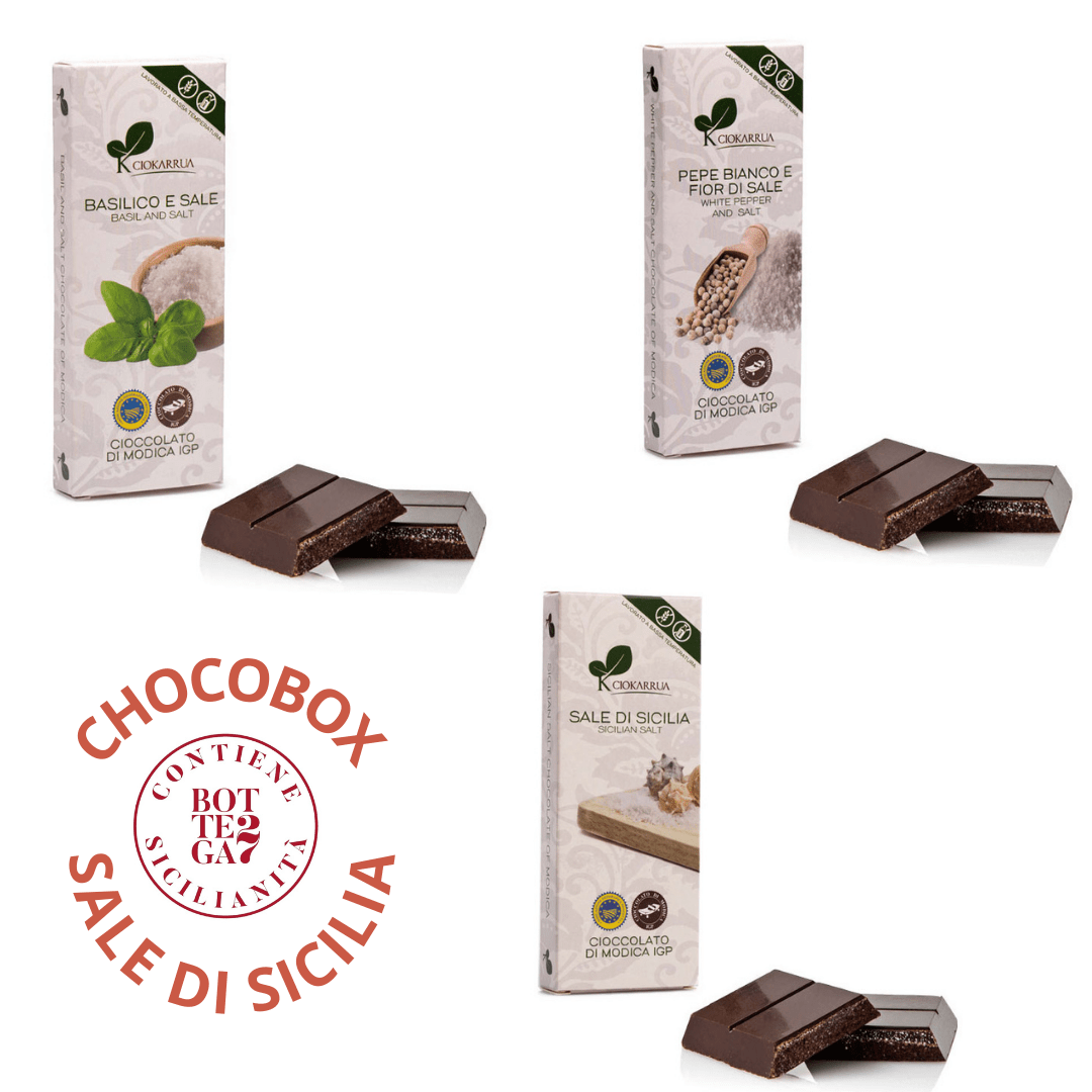 Chocobox Sale di Sicilia - Cioccolato di Modica IGP Ciokarrua
