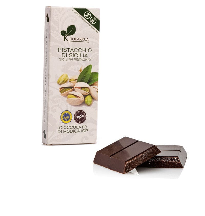 Cioccolato di Modica IGP – Pistacchio di Sicilia - Ciokarrua