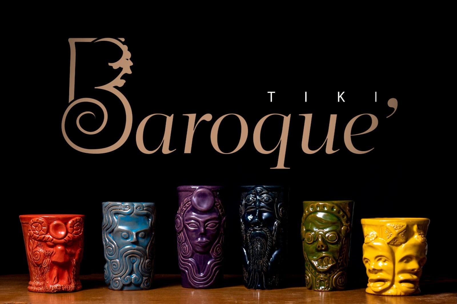 Il tiki Baroquè Gemini - Bicchiere da Cocktail