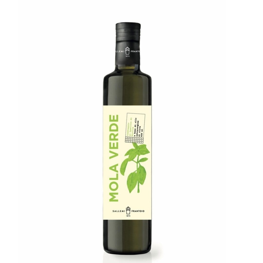 Olio Extravergine Aromatizzato al Basilico - Mola Verde