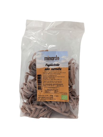 Tagliatelle alla carruba BIO– Specialità alimentare alla carruba - 500 Gr