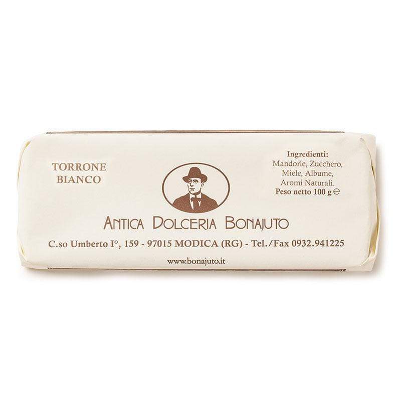 Torrone Bianco Bonajuto con Mandorle Siciliane