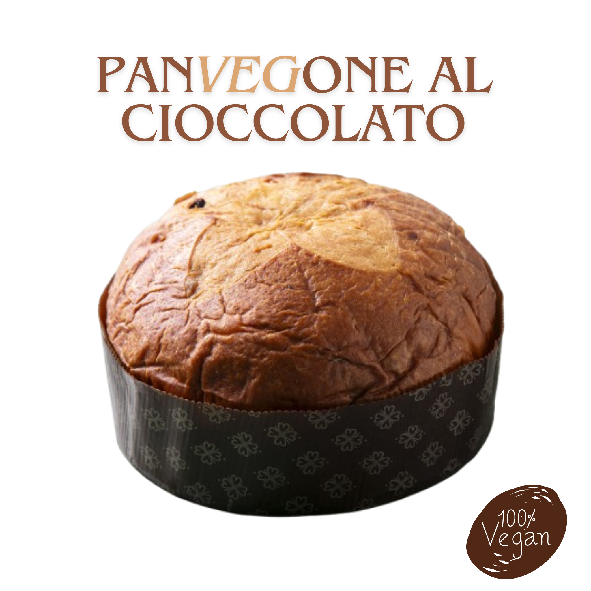 Panettone 100%Vegano Artigianale -  Gusto Cioccolato