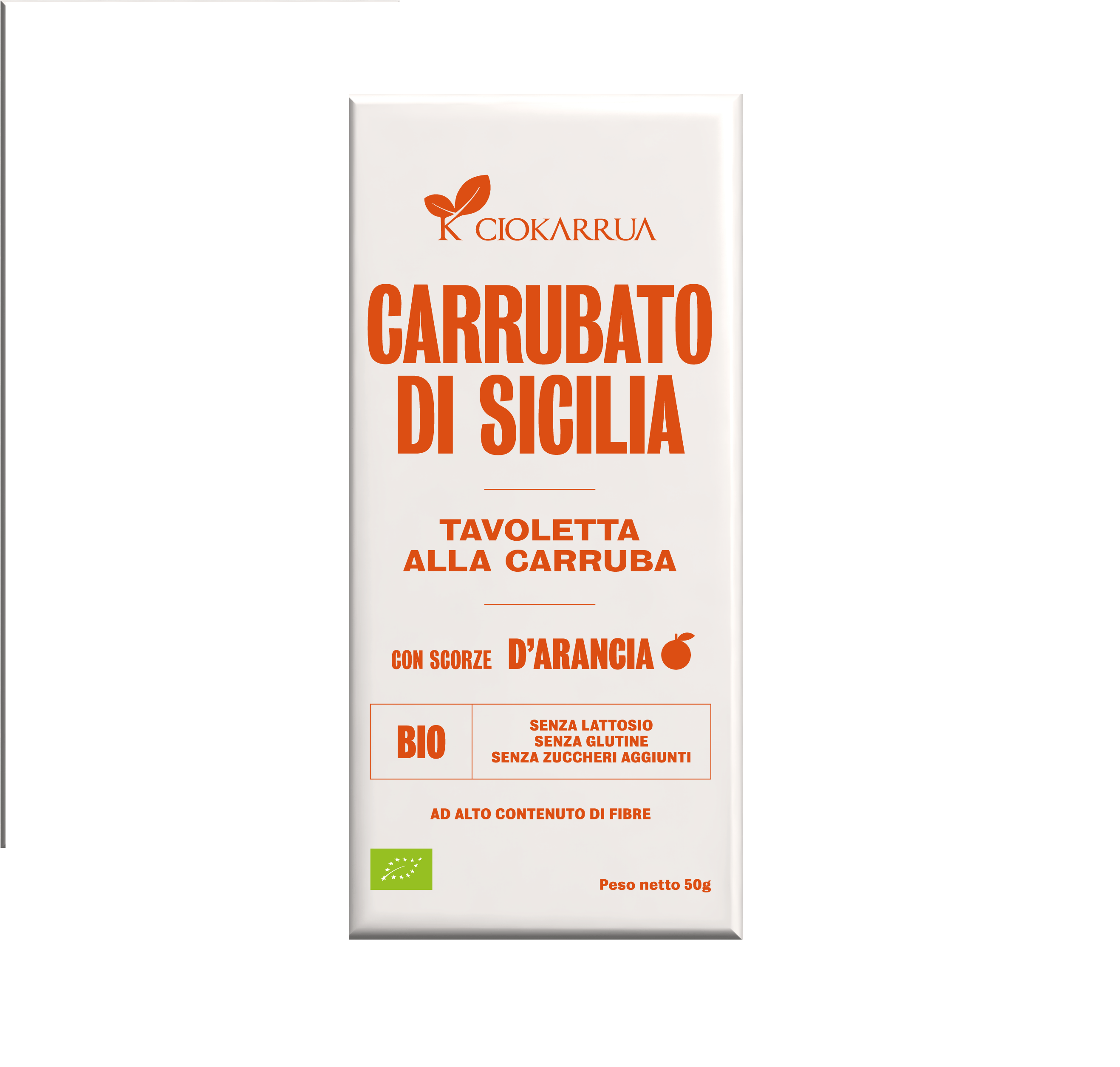 Carrubato di Sicilia all'arancia - Ciokarrua