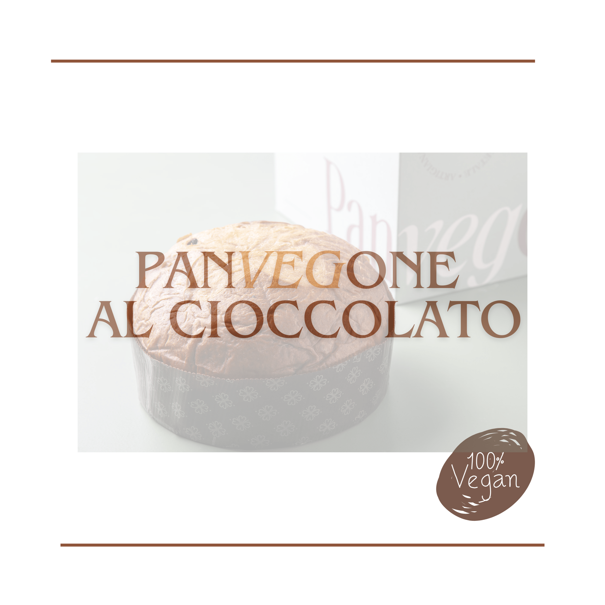 Panettone 100%Vegano Artigianale al Cioccolato