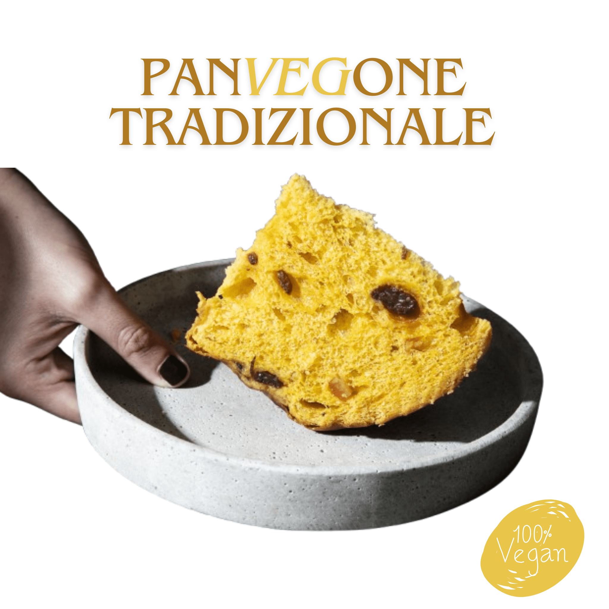 Panettone 100%Vegano Artigianale -  Gusto Tradizionale