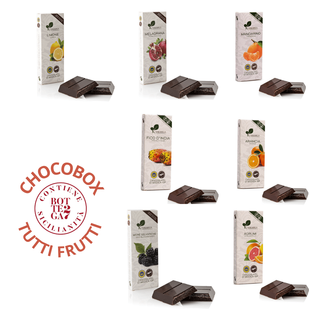 Chocobox Tutti i Frutti - Cioccolato di Modica IGP Ciokarrua