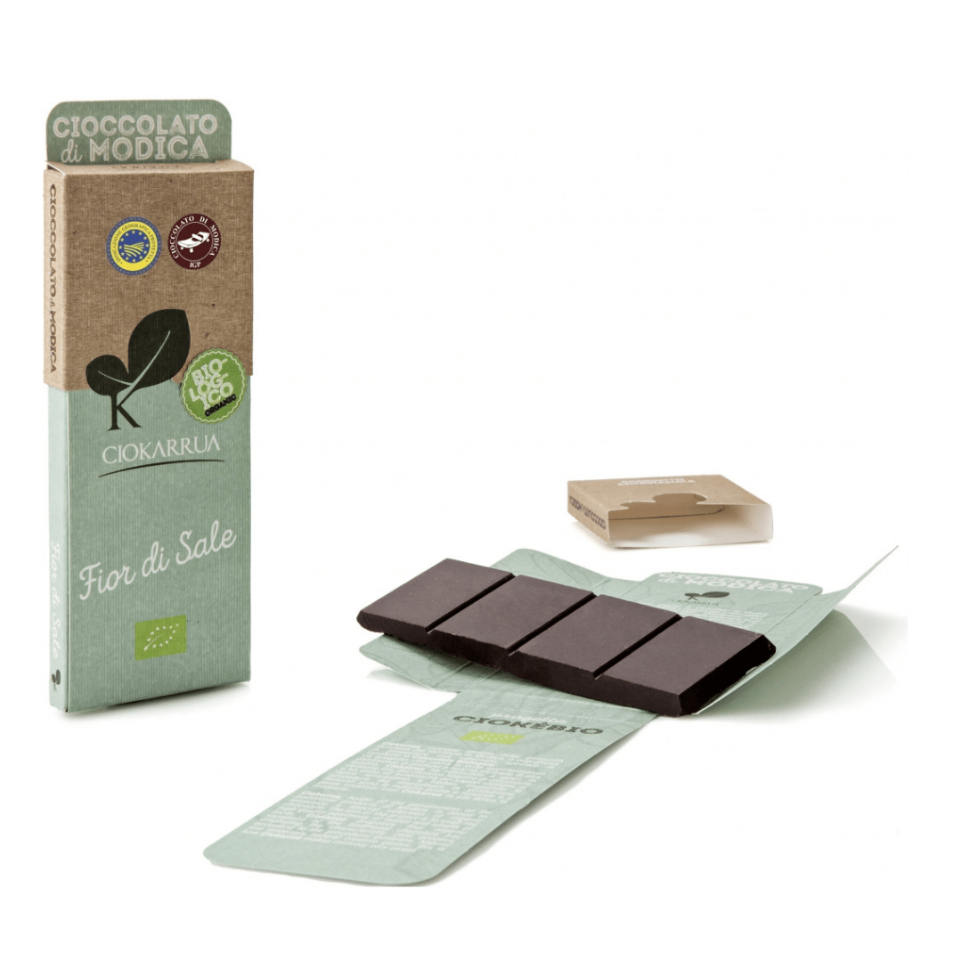 Cioccolato di Modica IGP BIO Fior di Sale - Biologico