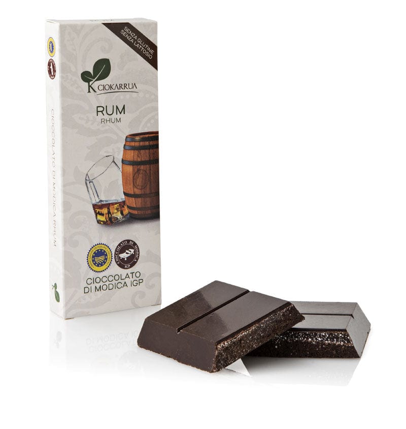 Cioccolato di Modica IGP – Rum - Ciokarrua