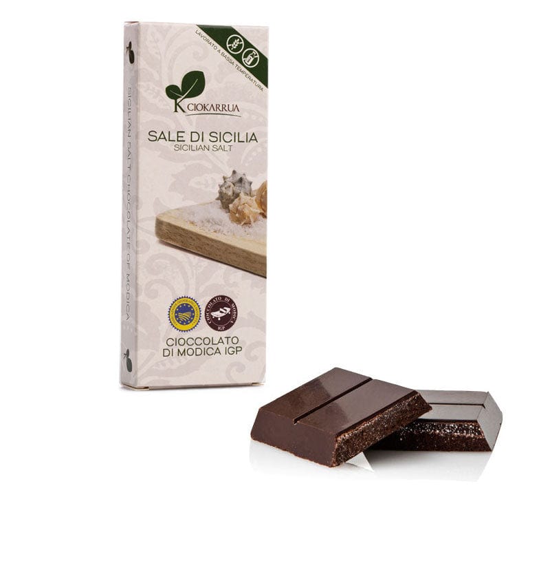Cioccolato di Modica IGP – Sale di Sicilia - Ciokarrua