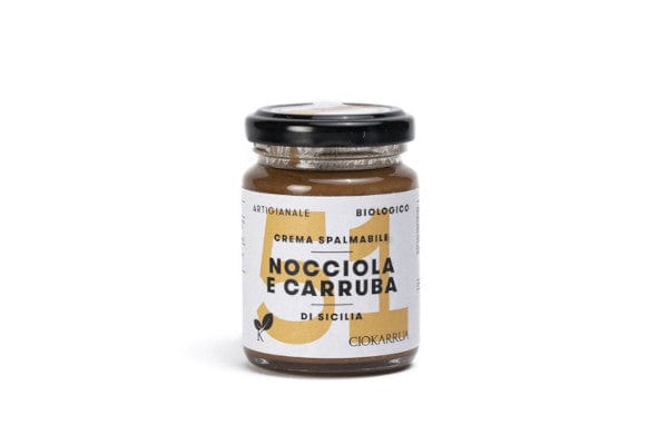 Crema Spalmabile Nocciola e Carruba di Sicilia BIO