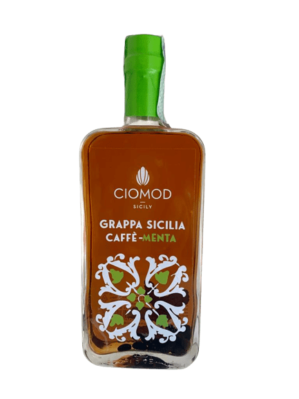 Grappa Siciliana con Caffè e Menta - 50 Cl